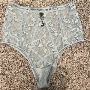 Victoria's Secret Sheer Lace Lingerie in Light blue
